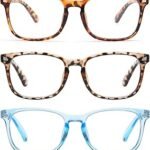CCVOO 5-Pack Blue Light Blocking Reading Glasses