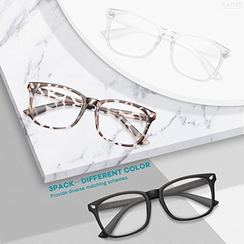 Gaoye 3-Pack Blue Light Blocking Glasses for All