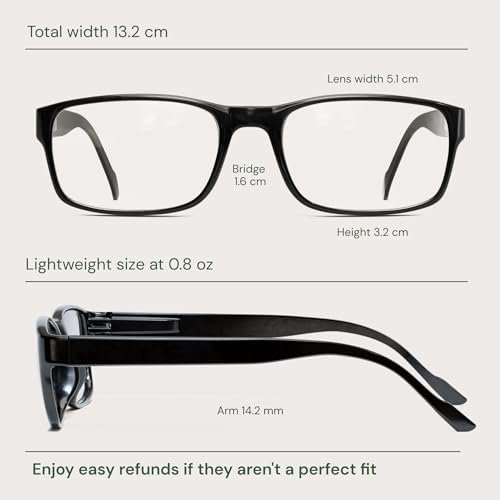 Gaoye 5-Pack Stylish Blue Light Blocking Reading Glasses
