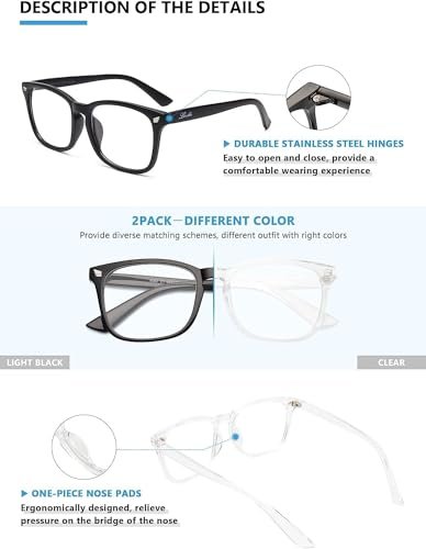 Livho Blue Light Blocking Glasses - Stylish Eye Protection