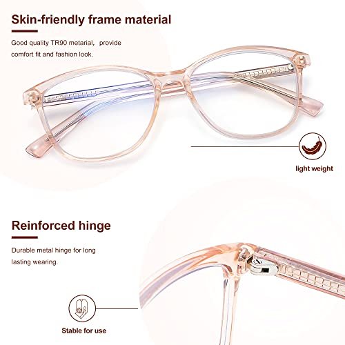 Madison Avenue Women's Blue Light Blocking Glasses - Crystal Brown