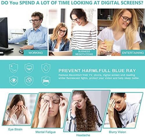 Reduce Eye Strain with Hunsquer Blue Light Glasses
